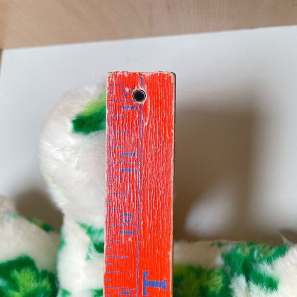 Shamrock Teddy Bear Plush By Build-A-Bear Workshop White & Green 100% Polyester - Picture 9 of 9